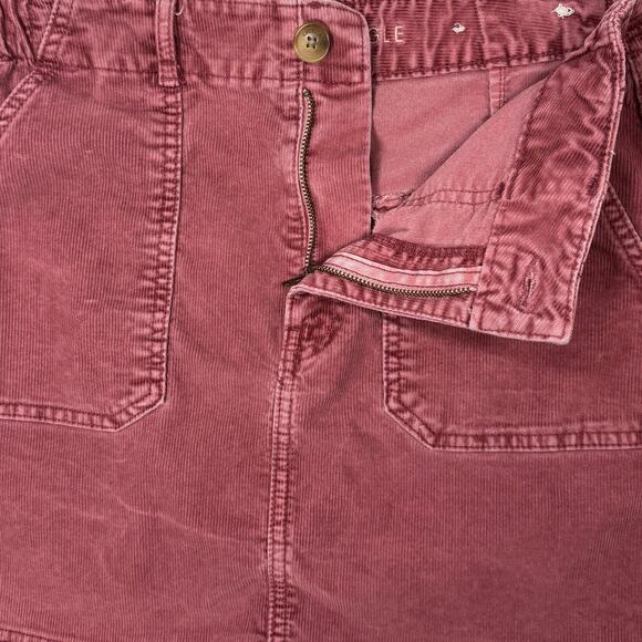 American Eagle Rose Pink Corduroy Mini Skirt Women’s 4 27” Waist - Picture 7 of 8